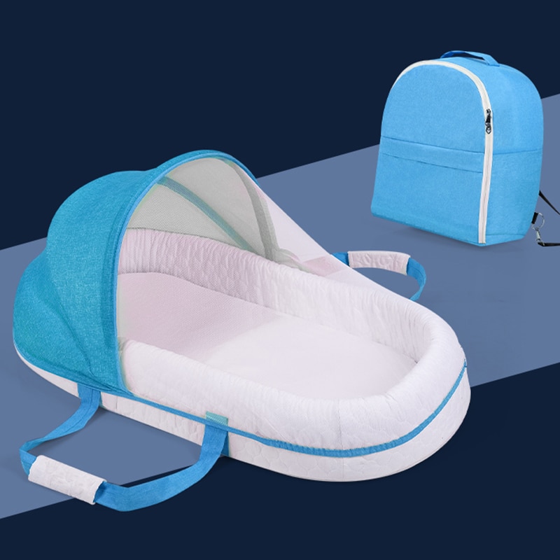 Portable Baby Nest Bed with Mosquito Net